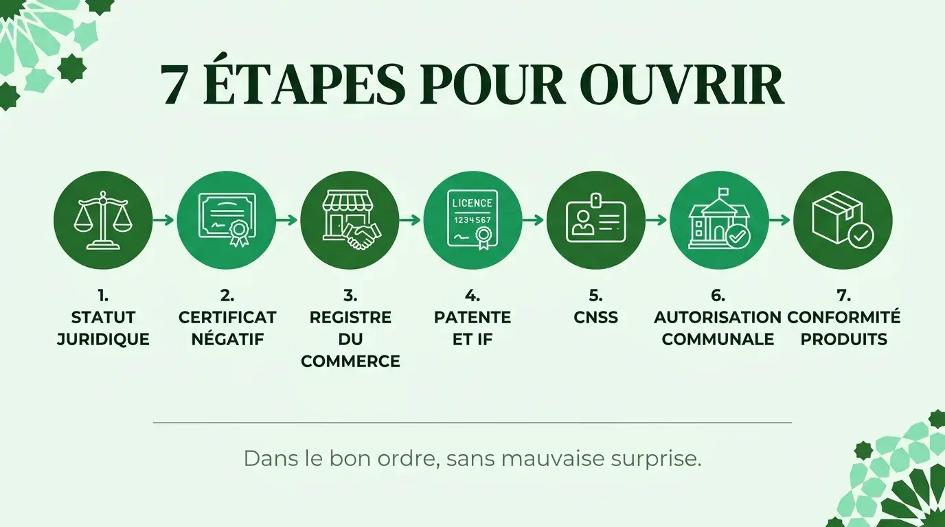 Les 7 étapes pour ouvrir une parapharmacie au Maroc